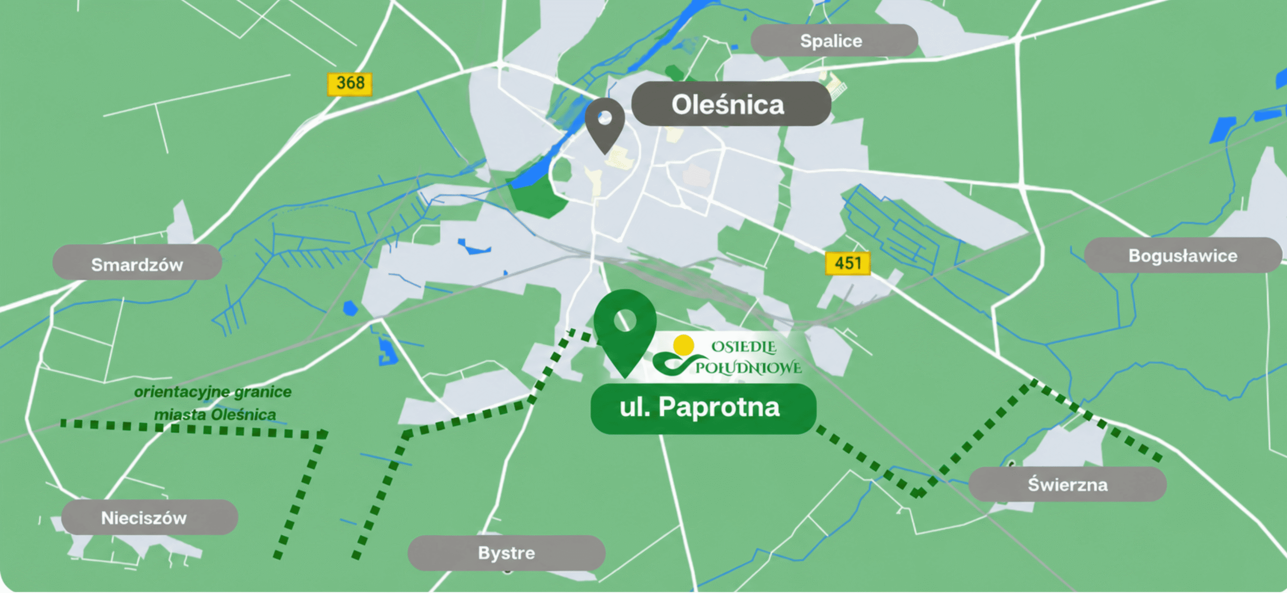 Mapa dojazdu